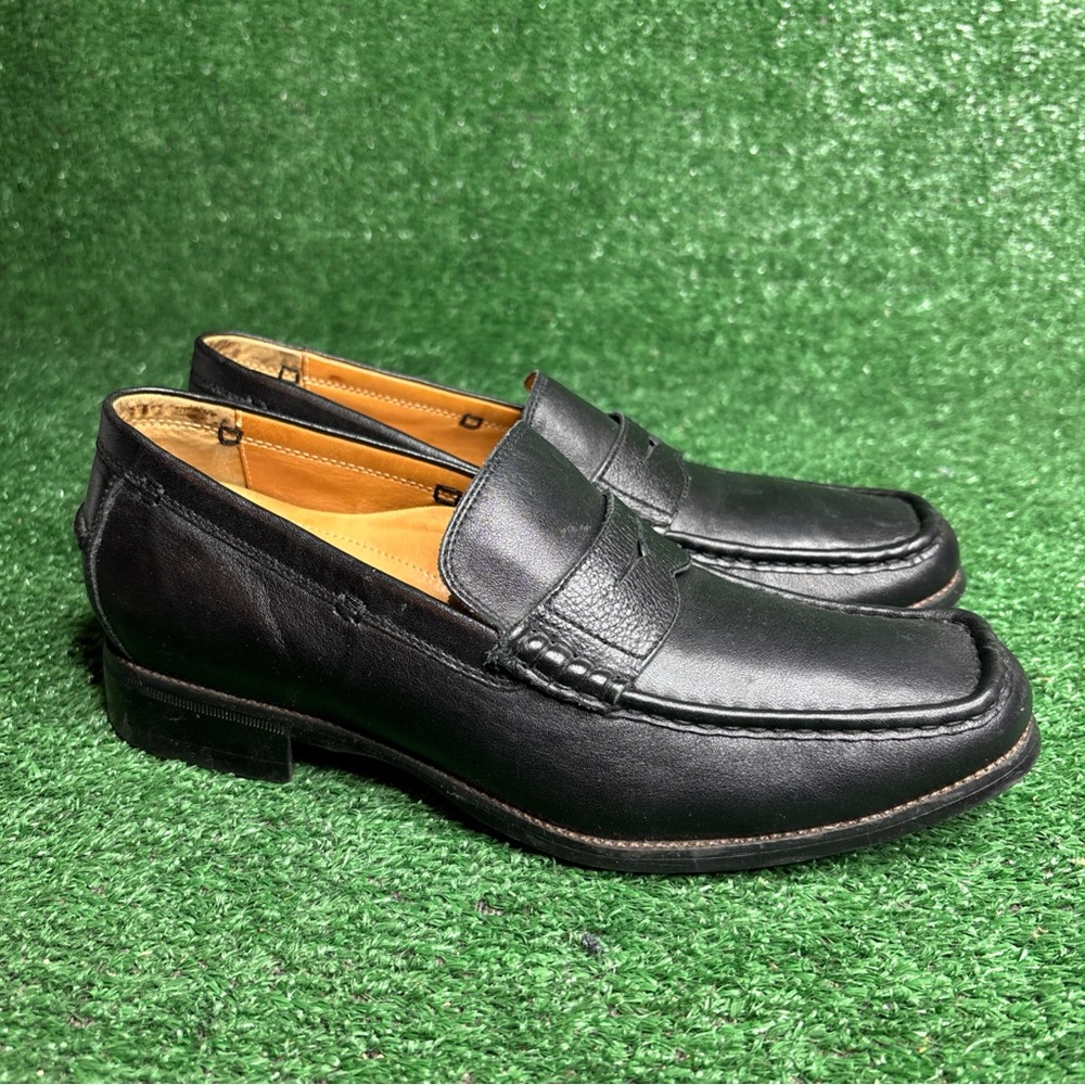 Abeo Bio System‎ Venetian Comfort Shoe Loafers Black Leather Mens 9